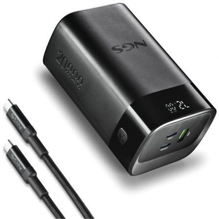 NGS TWIX 20 Powerbank 20000mAh 65W Negro NGS TWIX 20 Powerbank 20000mAh 65W Negro